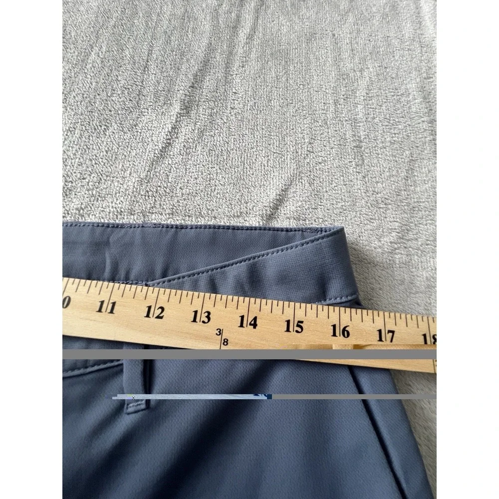 Banana Republic Mens Pants 32x32 Blue Performance Flat Front Stretch Casual